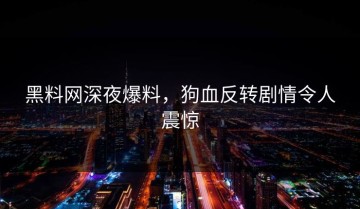 黑料网深夜爆料，狗血反转剧情令人震惊