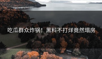 吃瓜群众炸锅！黑料不打烊竟然塌房